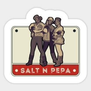 Salt n pepa//original vintage for fans Sticker